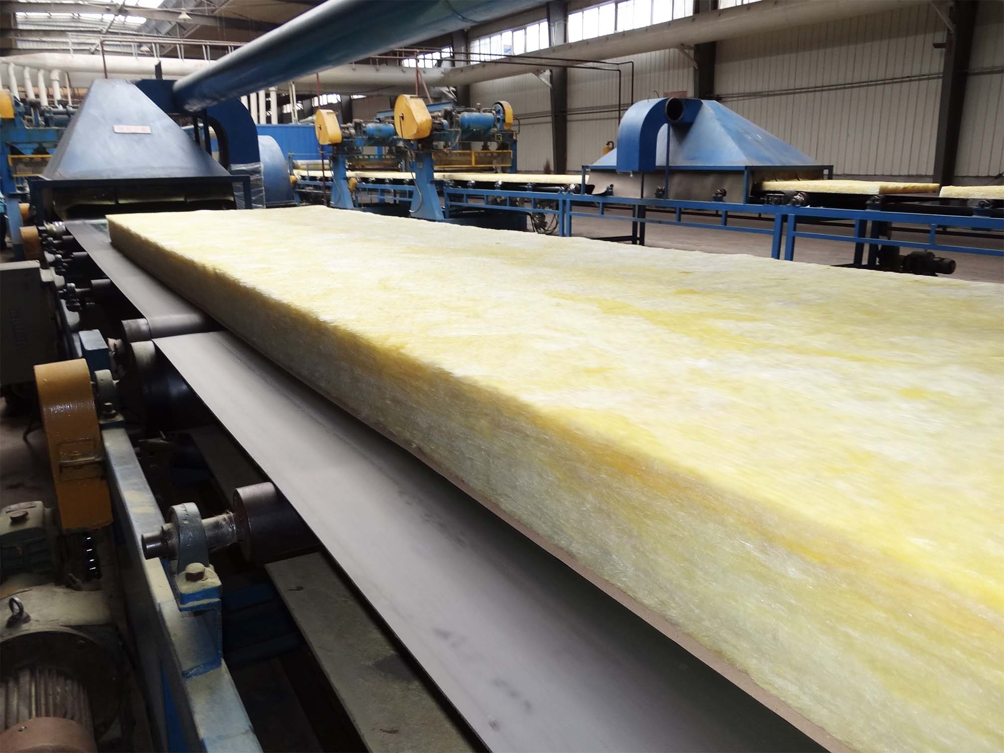 glasswool insulation production
